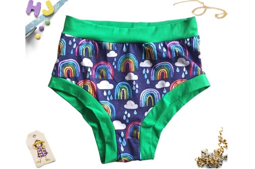 Buy XL Briefs Rainbows and Raindrops now using this page